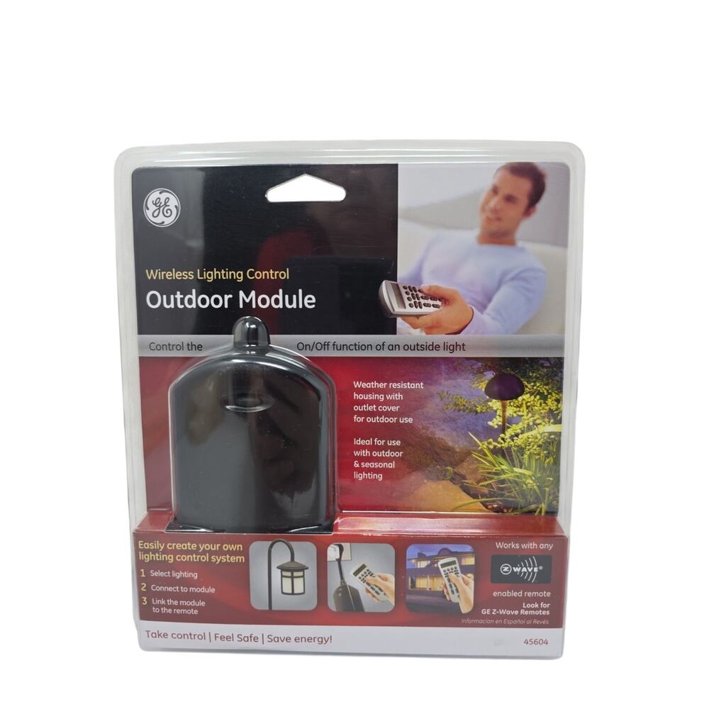 Brand New GE 45604 Outdoor Module Wireless Lighting Control Sealed